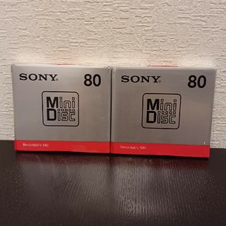 ソニー(SONY)のSONY ミニディスク MDW80T 新品2枚(その他)