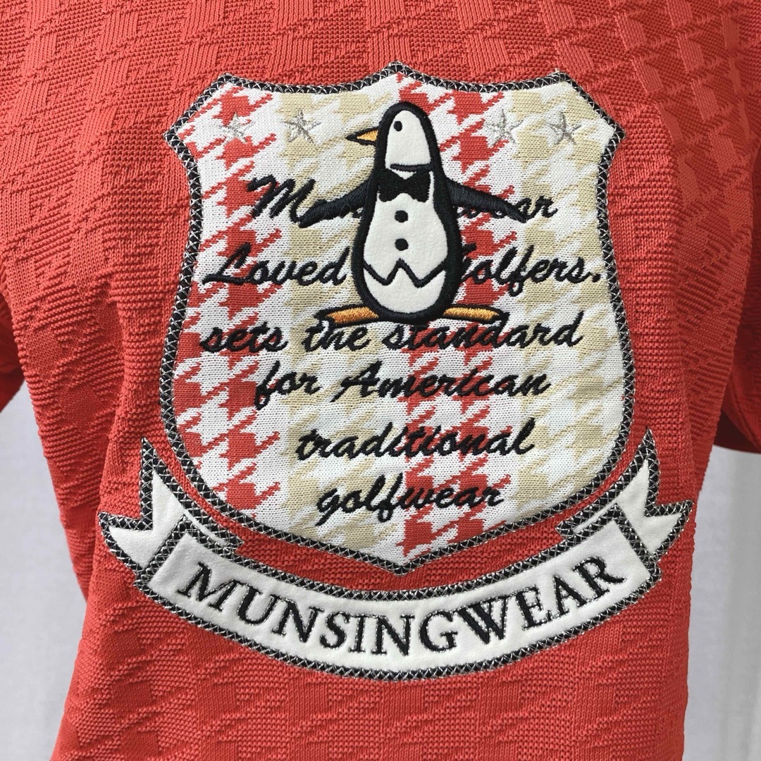 Munsingwear(マンシングウェア)の【MUNSINGWEAR】レディース Mサイズ 半袖 ウェア クリーニング済み スポーツ/アウトドアのゴルフ(ウエア)の商品写真