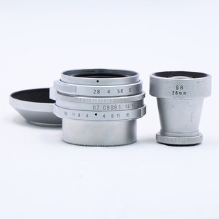 リコー(RICOH)のRICOH GR LENS 28mm F2.8 シルバー Leica Lマウント(レンズ(単焦点))