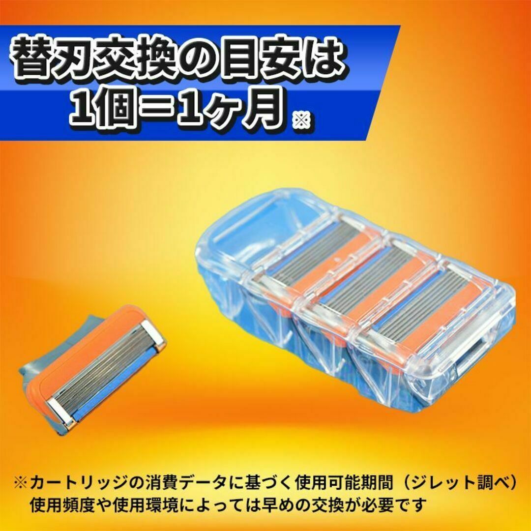 16個 ジレット フュージョン互換替刃 互換品 5枚刃 髭剃り カミソリ 剃刀 メンズのメンズ その他(その他)の商品写真