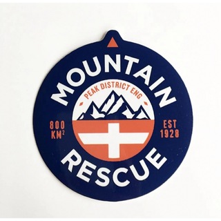 新品　ステッカー　防水ステッカー　シール　mountain rescue(個人装備)