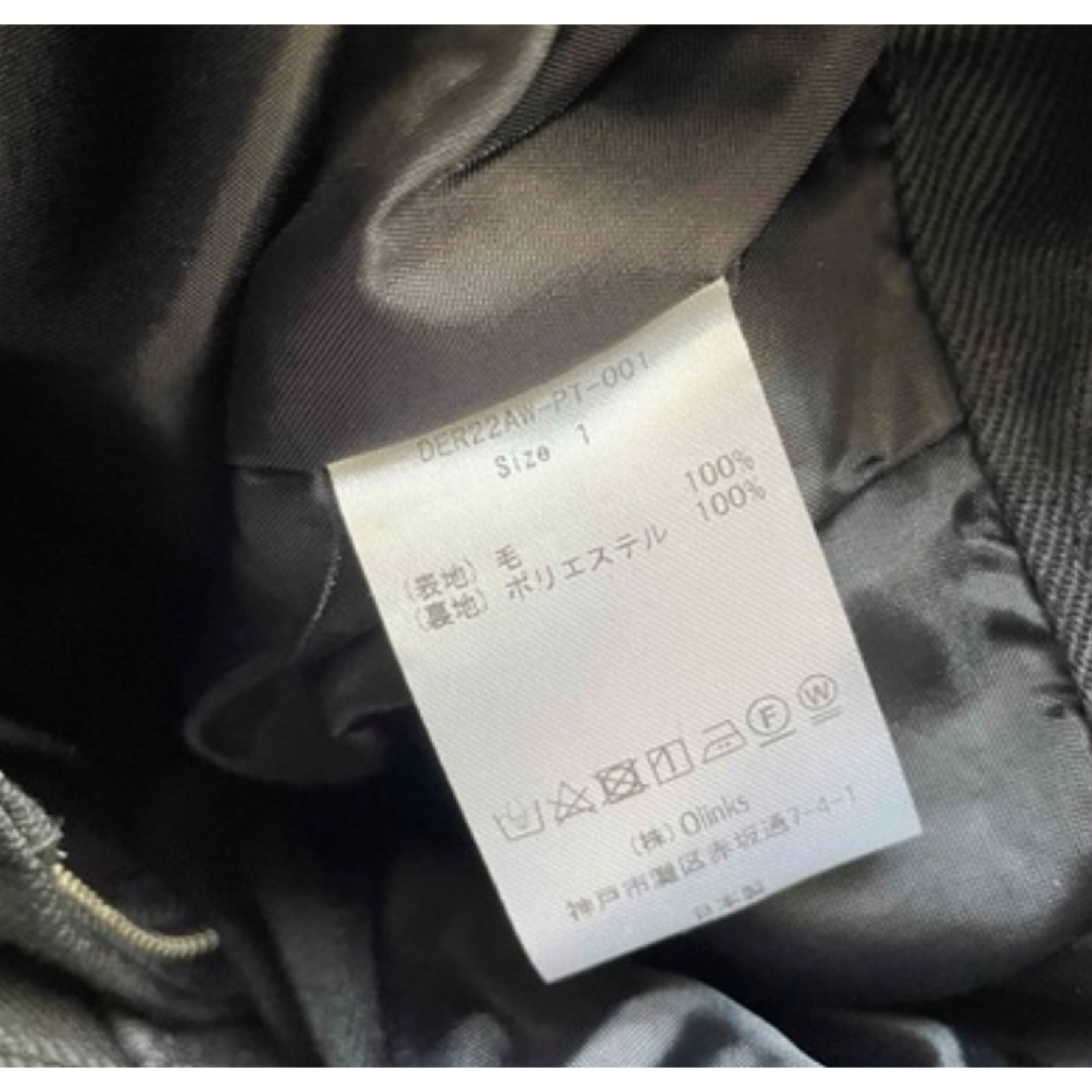 deres デレス ファーストステップパンツ 黒 size1 deres デレス ファーストステップパンツ 黒 size1