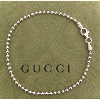 Gucci - 【洗浄済】グッチ GUCCI 925 ブレスレット シルバー Y96の通販