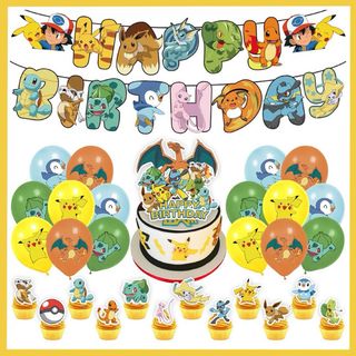 超豪華 ポケモン 風船 バルーン 誕生日 飾り付け 子供会 14(ウェルカムボード)