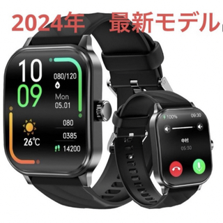 新品　スマートウォッチ 2.1インチ大画面  通話機能 iphoneアンドロイド(腕時計(デジタル))