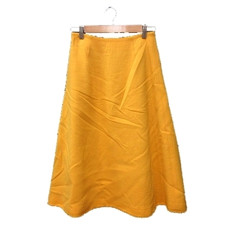 ボールジィ(Ballsey)のボールジー トゥモローランド フレアスカート ミモレ ロング ウール 34 黄色(ロングスカート)