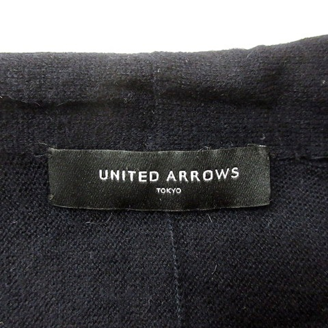 UNITED ARROWS(ユナイテッドアローズ)のユナイテッドアローズ カーディガン ニット ロング アンゴラ混 紺 ネイビー レディースのトップス(カーディガン)の商品写真