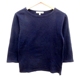 アーバンリサーチ(URBAN RESEARCH)のアーバンリサーチ カットソー Uネック 長袖 S 紺 ネイビー /RT(Tシャツ/カットソー(七分/長袖))