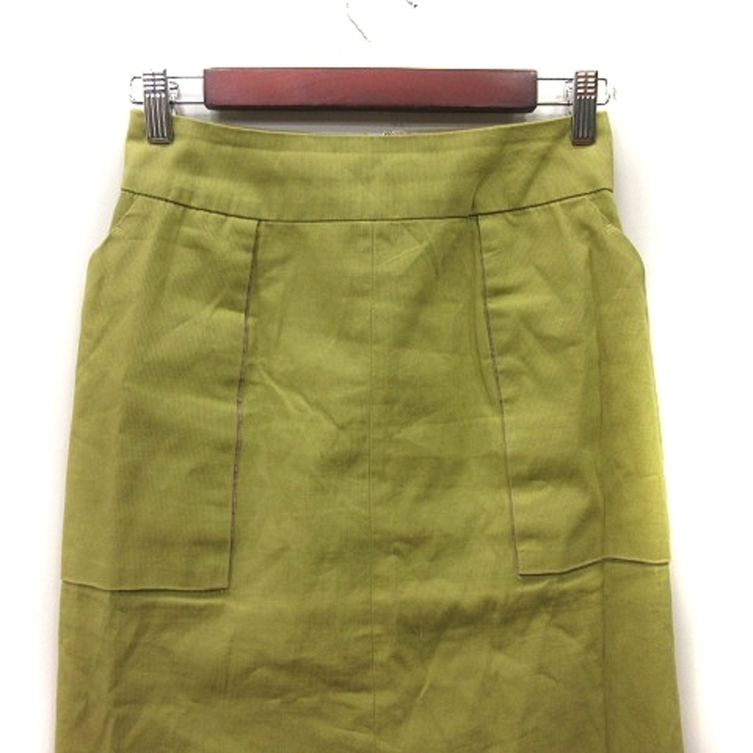 SENSE OF PLACE by URBAN RESEARCH(センスオブプレイスバイアーバンリサーチ)のセンスオブプレイス バイ タイトスカート ロング 36 緑 カーキ /YI レディースのスカート(ロングスカート)の商品写真