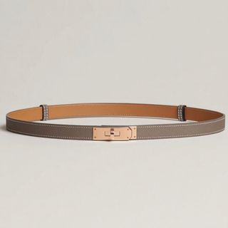 エルメス（HERMES） Hベルト コンスタンス80 リバーシブル 黒×赤茶 G刻印 Hバックル KB-7971