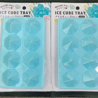 新品 シリコーン製 アイスキューブ トレー ダイヤモンド 16個分  製氷皿(調理道具/製菓道具)