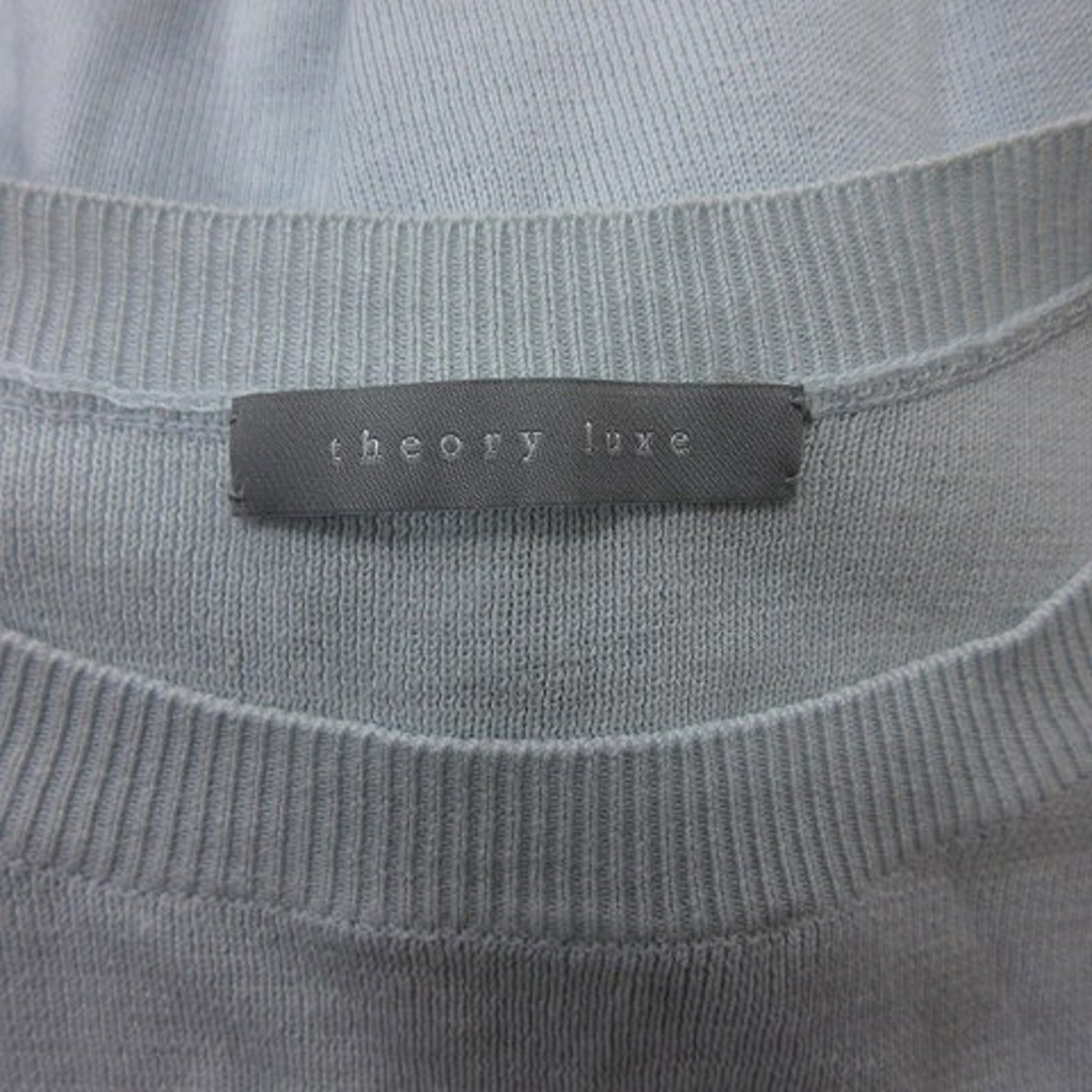 Theory luxe(セオリーリュクス)のセオリーリュクス カットソー 長袖 38 青 水色 /YI レディースのトップス(カットソー(長袖/七分))の商品写真