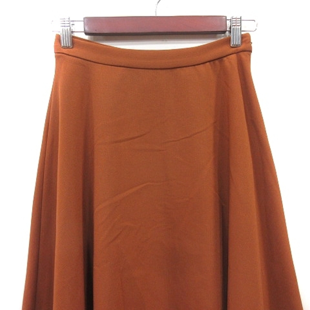 ROSSO(ロッソ)のロッソ フレアスカート ロング 36 茶 ブラウン /YI レディースのスカート(ロングスカート)の商品写真