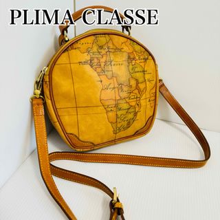 プリマクラッセ(PRIMA CLASSE)の【希少・美品】プリマクラッセ　2way ショルダーバッグ　ハンドバッグ　地図柄(ショルダーバッグ)