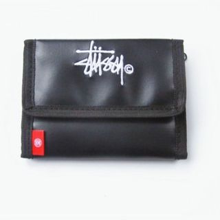 STUSSY☆ロゴ刺繍入りウォレット