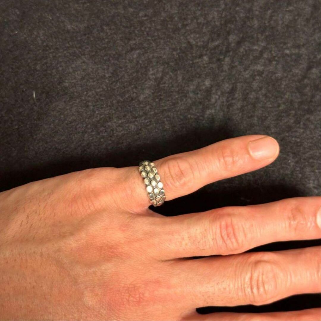 シルバー925 リング　指輪　3点セット　メキシカンジュエリー　741 メンズのアクセサリー(リング(指輪))の商品写真