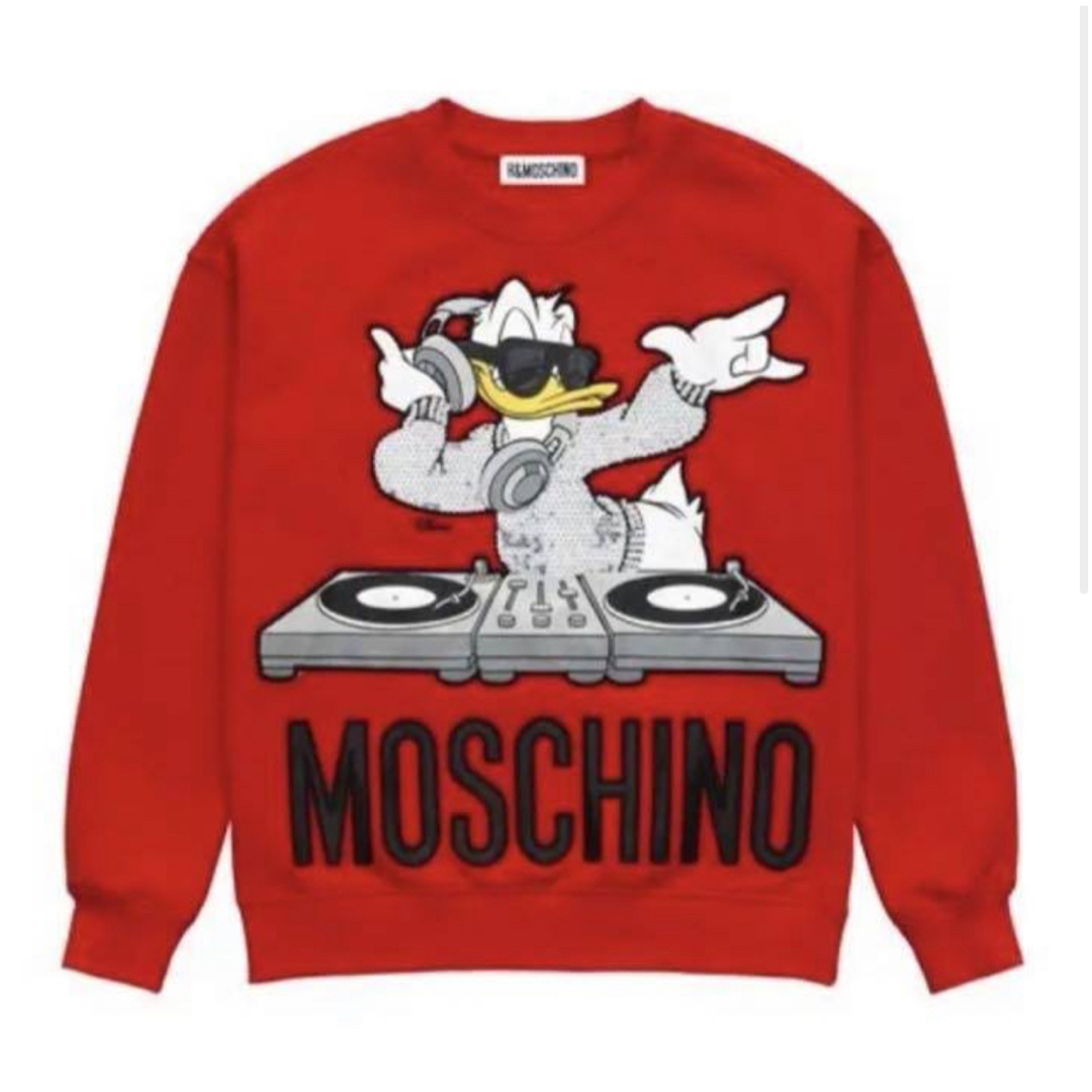 MOSCHINO(モスキーノ)のH&M MOSCHINO disney ディズニーモスキーノドナルドスウェット メンズのトップス(スウェット)の商品写真