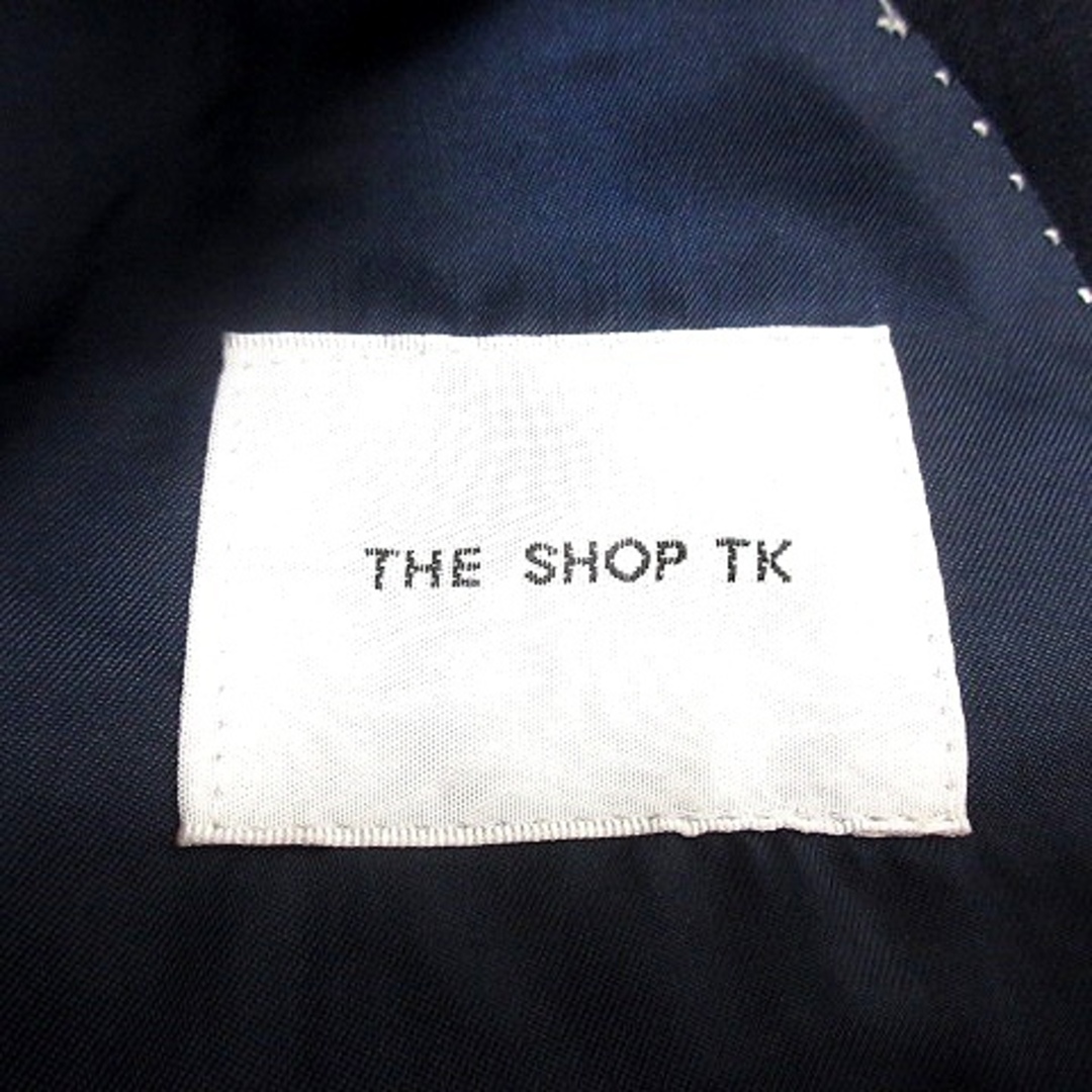 THE SHOP TK(ザショップティーケー)のザショップティーケー テーラードジャケット 総裏地 ストライプ S 紺 ■MO メンズのジャケット/アウター(テーラードジャケット)の商品写真