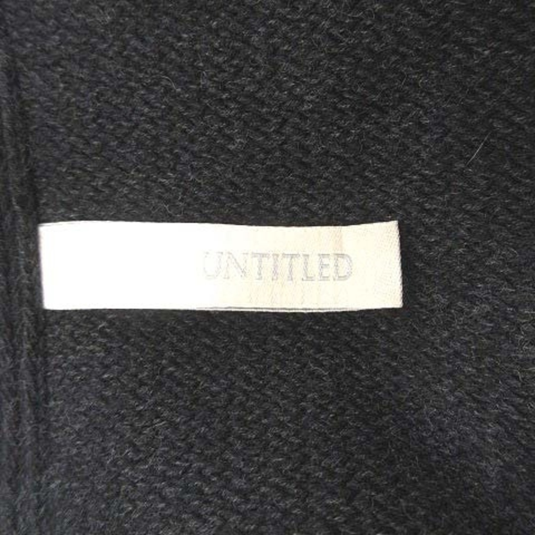 UNTITLED(アンタイトル)のUNTITLED ジャケット ステンカラー 切替 ニット ケーブル ウール 0 レディースのジャケット/アウター(その他)の商品写真