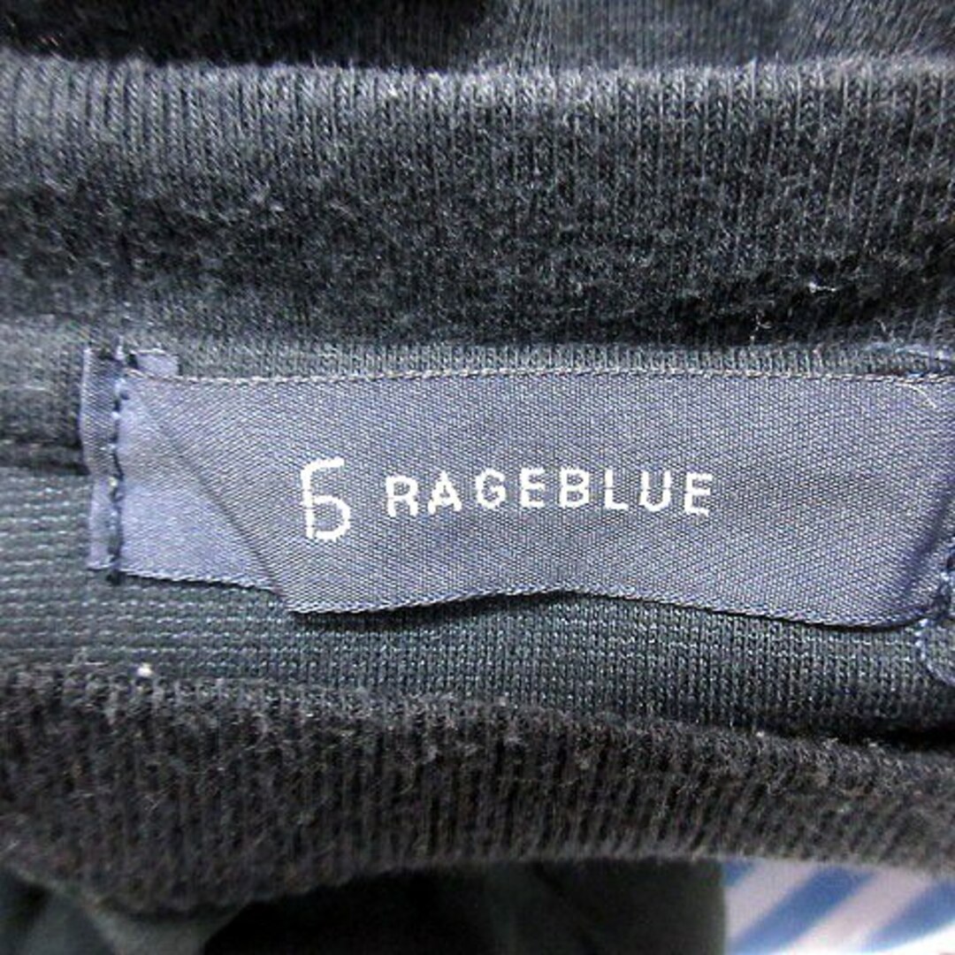 RAGEBLUE(レイジブルー)のレイジブルー カットソー Uネック 長袖 M 黒 ブラック /RT レディースのトップス(カットソー(長袖/七分))の商品写真