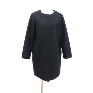 ショコラフィネローブ(chocol raffine robe)のchocol raffine robe ロングコート ノーカラー 総裏地 F 紺(その他)