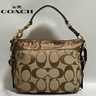 COACH - 【極美品】COACH コーチ シグネチャー ショルダーバッグ