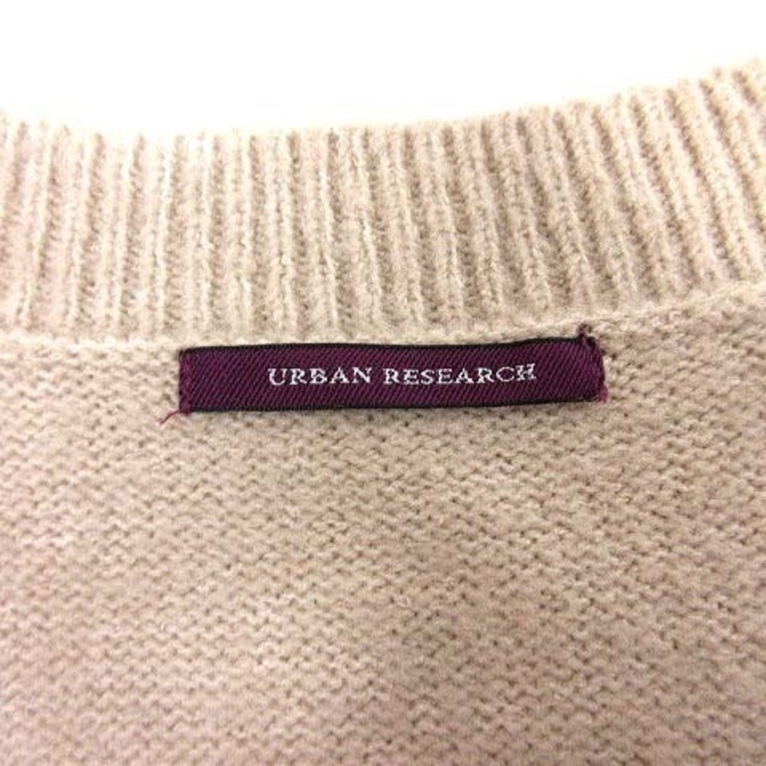 URBAN RESEARCH(アーバンリサーチ)のURBAN RESEARCH ニット セーター Vネック Free ベージュ レディースのトップス(ニット/セーター)の商品写真