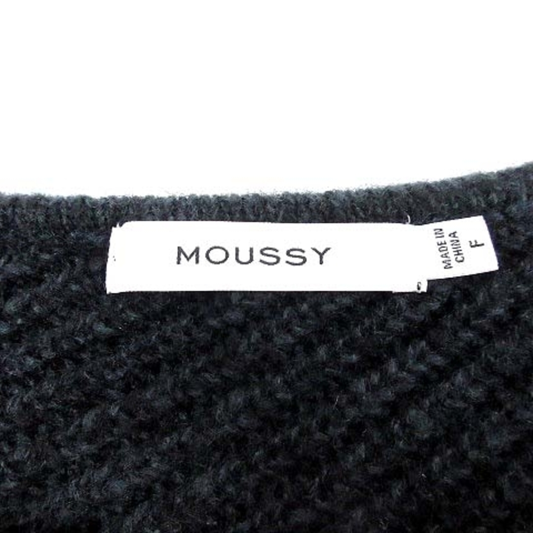 moussy(マウジー)のmoussy ワンピース チュニック ニット 変形 ドルマンスリーブ 長袖 F レディースのトップス(チュニック)の商品写真