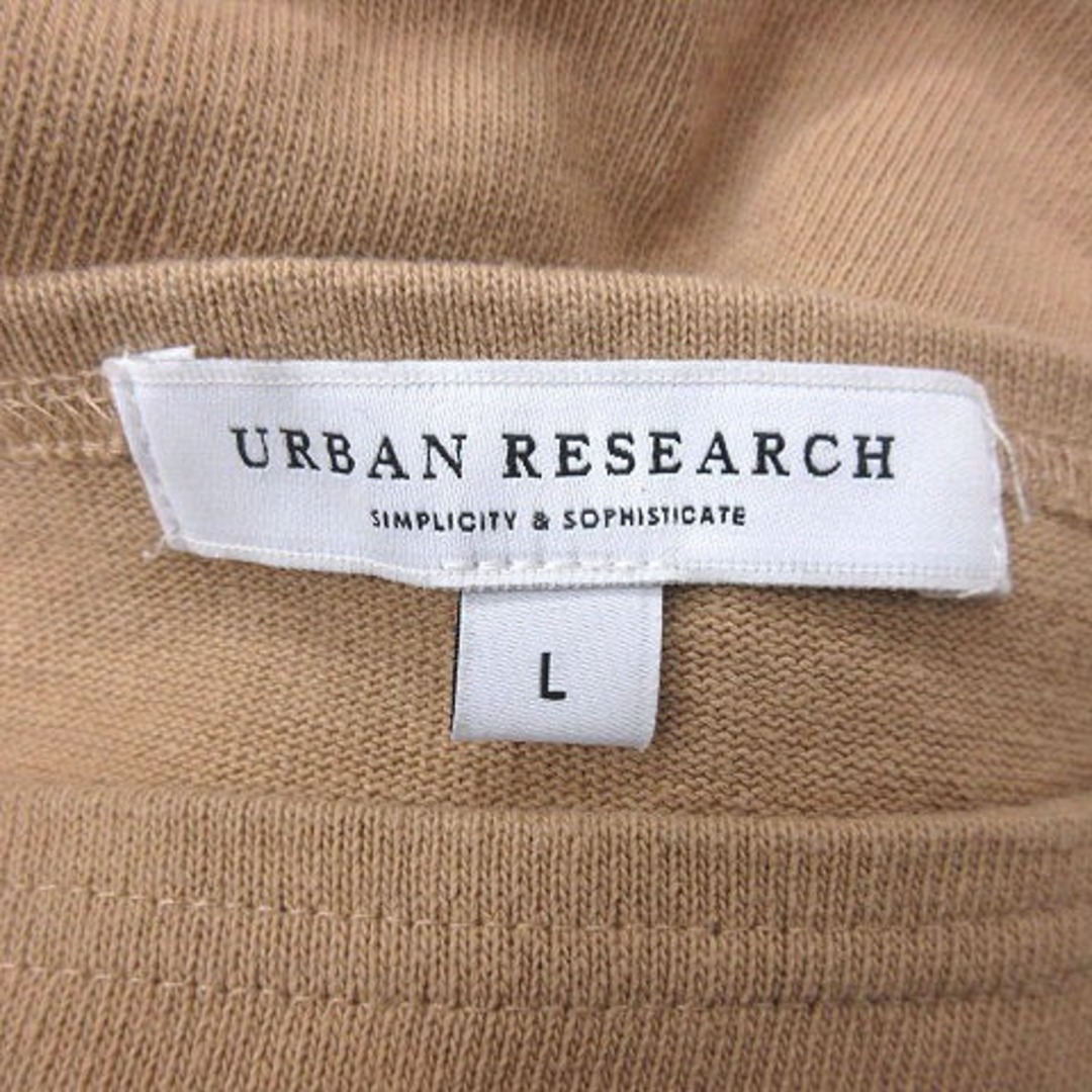 URBAN RESEARCH(アーバンリサーチ)のアーバンリサーチ ￥カットソー ボートネック 七分袖 L ベージュ /■MO メンズのメンズ その他(その他)の商品写真