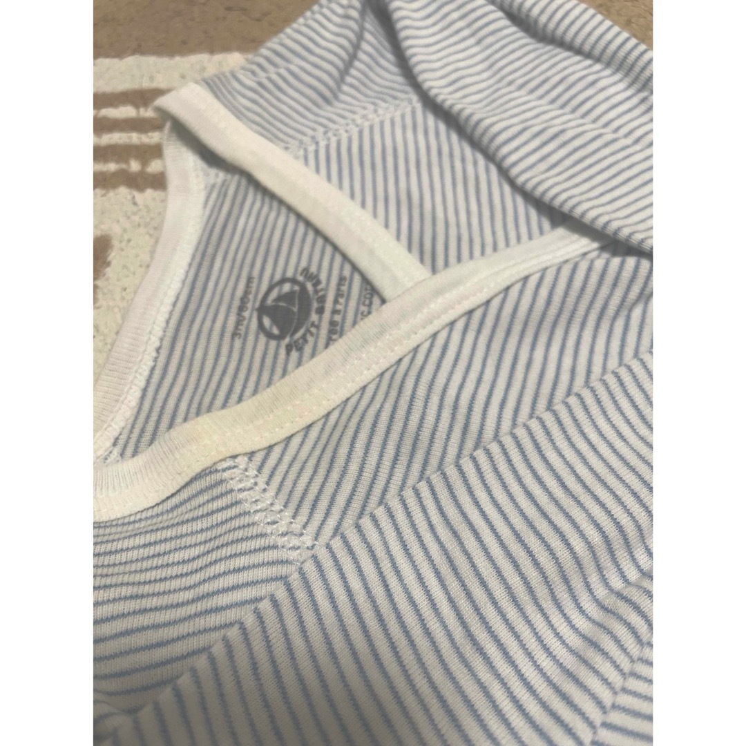 PETIT BATEAU(プチバトー)のプチバトー3m/60cm長袖肌着5点セット キッズ/ベビー/マタニティのベビー服(~85cm)(肌着/下着)の商品写真