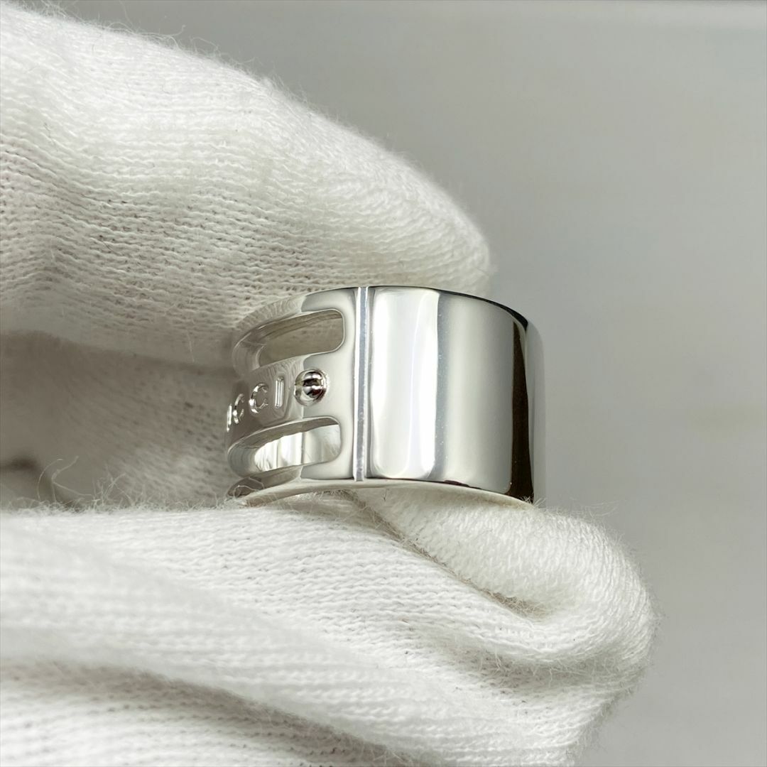 Gucci(グッチ)の新品仕上 廃盤 グッチ Gロゴ ボルト リング 指輪 シルバー 925 9号 レディースのアクセサリー(リング(指輪))の商品写真