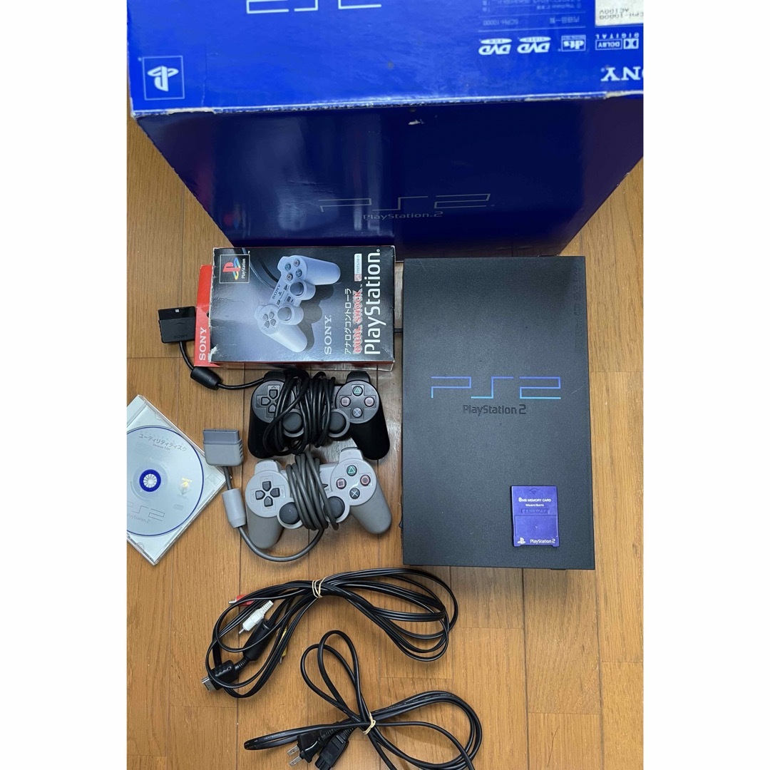 PlayStation2(プレイステーション2)の【日本製】SONY PS2 SCPH-18000 プレイステーション2 エンタメ/ホビーのゲームソフト/ゲーム機本体(家庭用ゲーム機本体)の商品写真