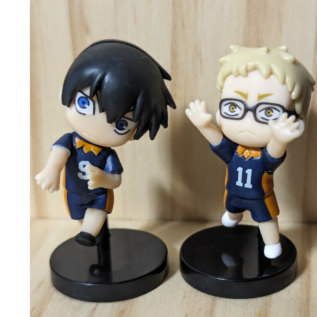 ハイキューチョコエッグ 影山&月島 エンタメ/ホビーのおもちゃ/ぬいぐるみ(キャラクターグッズ)の商品写真