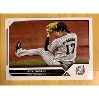 トップス(Topps)のtopps npb 2023 佐々木朗希選手(記念品/関連グッズ)