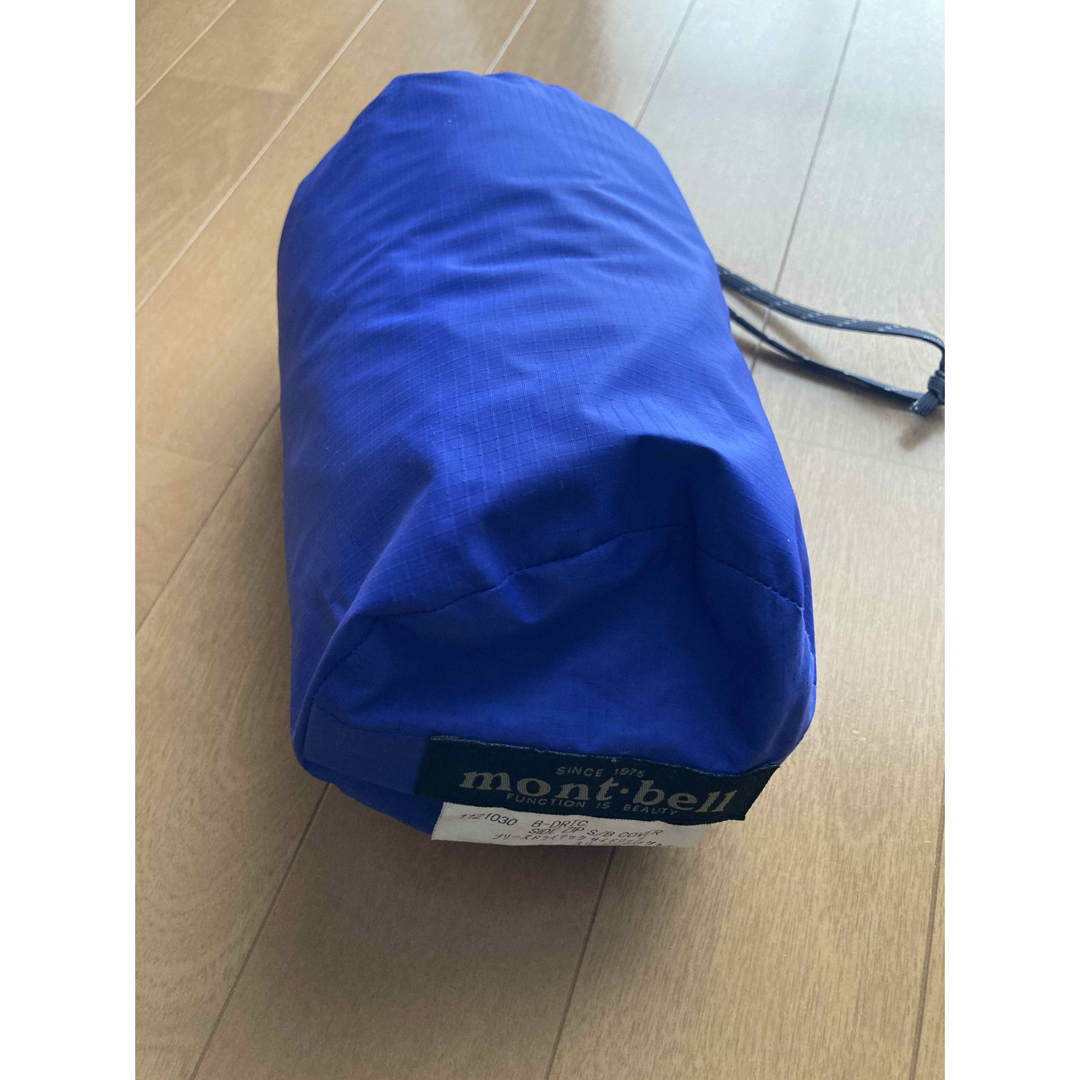 mont bell(モンベル)の美品 モンベル スリーピングバックカバー ブルー 寝袋カバー スポーツ/アウトドアのアウトドア(寝袋/寝具)の商品写真