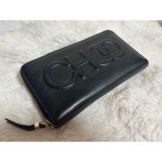 ジミーチュウ(JIMMY CHOO)の【JIMMY CHOO】 長財布ラウンドファスナー ベッティーナ エンボスロゴ(長財布)