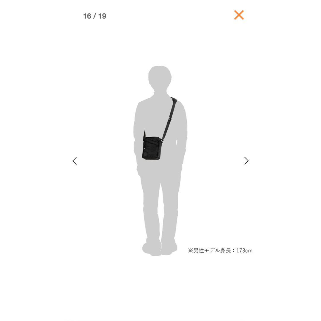 吉田カバン(ヨシダカバン)のPOTR / MONOGRAM VERTICAL SHOULDER BAG メンズのバッグ(ショルダーバッグ)の商品写真