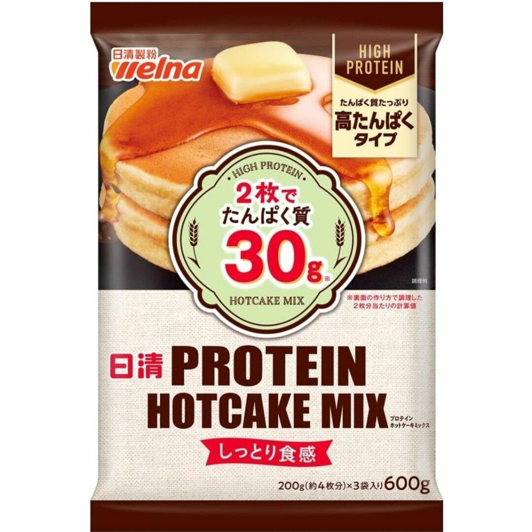 日清製粉(ニッシンセイフン)の日清　プロテインホットケーキ　600g 食品/飲料/酒の健康食品(プロテイン)の商品写真