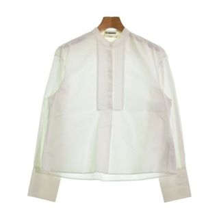 ジルサンダー(Jil Sander)のJIL SANDER ジルサンダー ブラウス 32(XXS位) 白 【古着】【中古】(シャツ/ブラウス(長袖/七分))