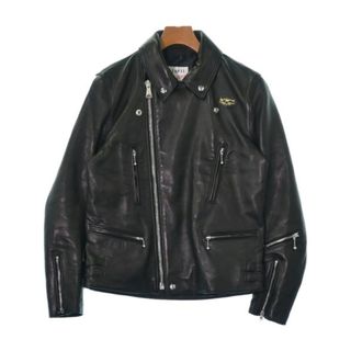 ルイスレザー(Lewis Leathers)のLewis Leathers ルイス・レザー ライダース 38(S位) 黒 【古着】【中古】(ライダースジャケット)