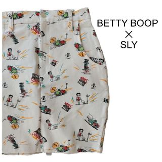 SLY スライ × BETTY BOOP ベティちゃん　ミニスカート　コラボ