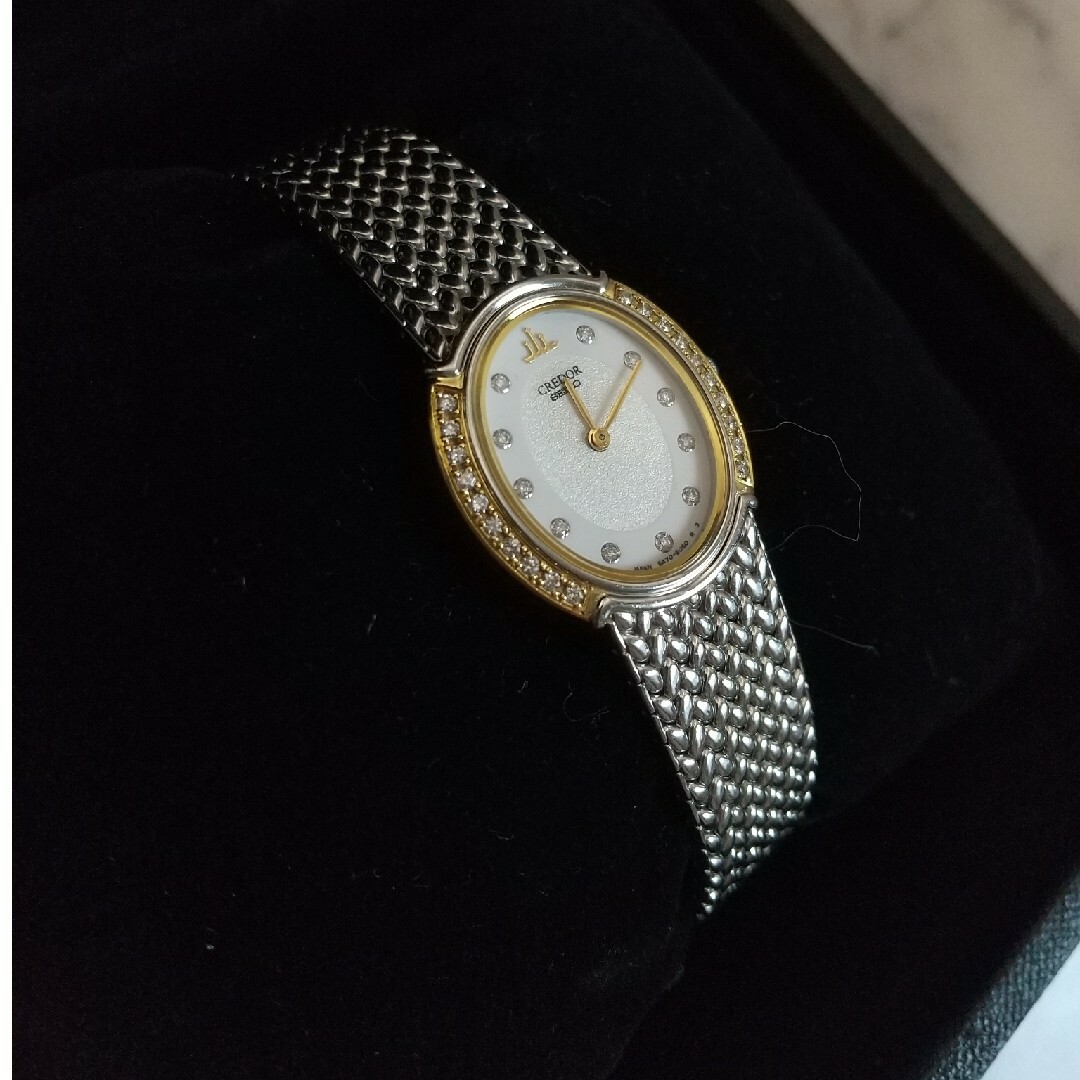 CREDOR(クレドール)のクレドール シグノGSWE940 難有り 18KT 31Pダイヤ クォーツ レディースのファッション小物(腕時計)の商品写真