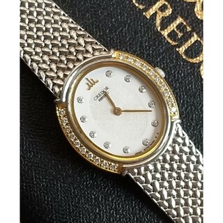 クレドール(CREDOR)のクレドール シグノGSWE946 難有り 18KT 31Pダイヤ クォーツ(腕時計)