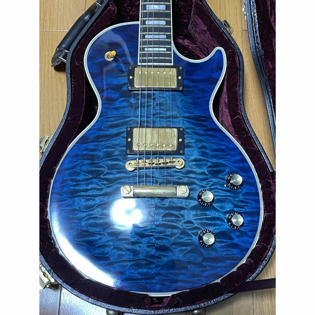 Gibson - Gibson Les Paul Custom インディゴブルー キルト Gibson - Gibson Les Paul Custom インディゴブルー キルト