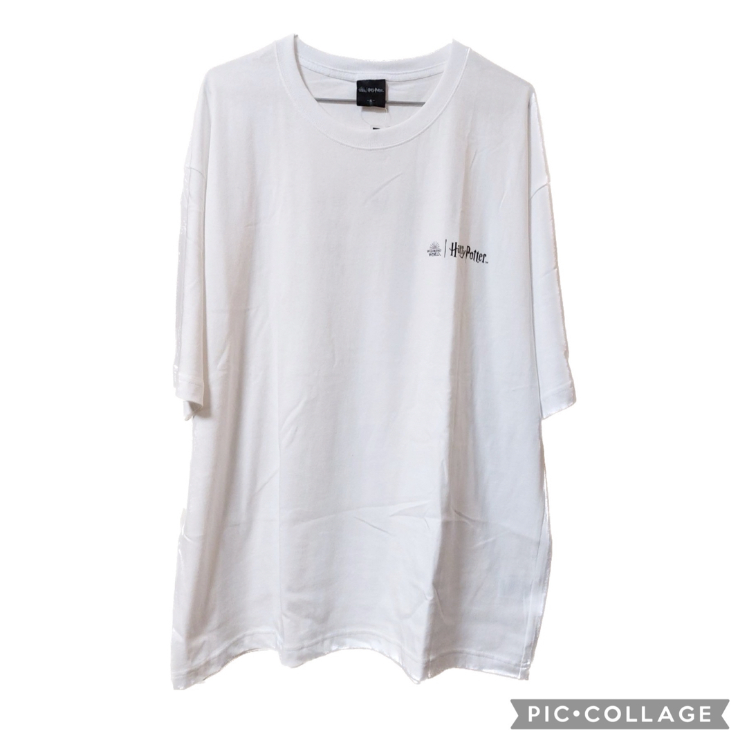 GU(ジーユー)の◆ GU ハリーポッター グラフィックT ホワイト 5分袖 XL メンズのトップス(Tシャツ/カットソー(半袖/袖なし))の商品写真