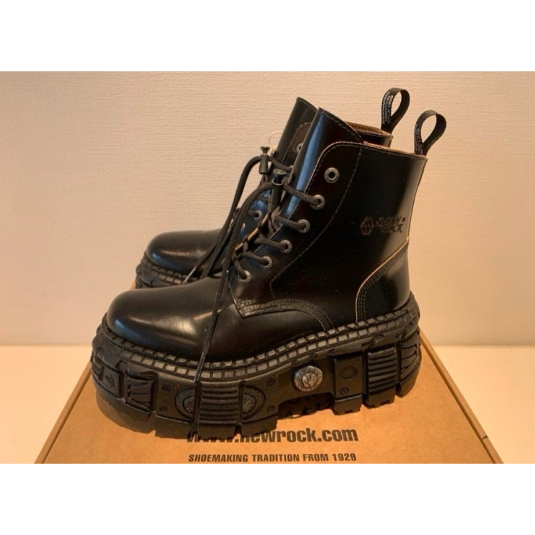 新品❗️NEW ROCK パンク超厚底ブーツ ブラック 27cmの通販 by 新品❗️NEW ROCK パンク超厚底ブーツ ブラック 27cmの通販 by
