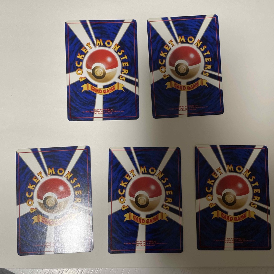 ポケモンカード 旧裏 5枚セット 全て美品です。の通販 by じにん ポケモンカード 旧裏 5枚セット 全て美品です。の通販 by じにん