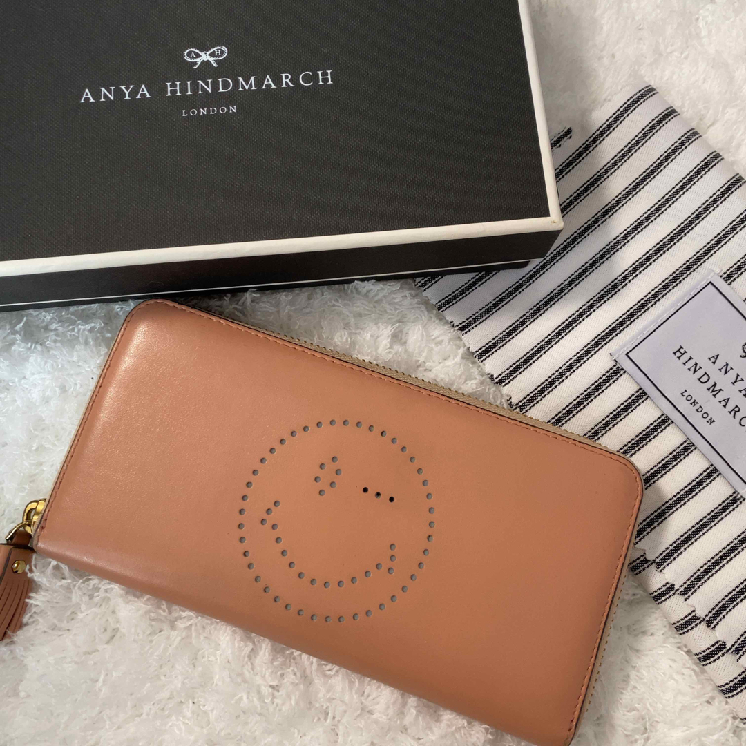 ANYA HINDMARCH - 箱&カバー付き！アニヤハインドマーチ 長財布