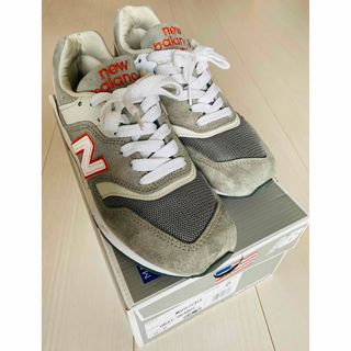 ニューバランス(New Balance)のニューバランス  M997CHT グレー オレンジ  23.5cm(スニーカー)