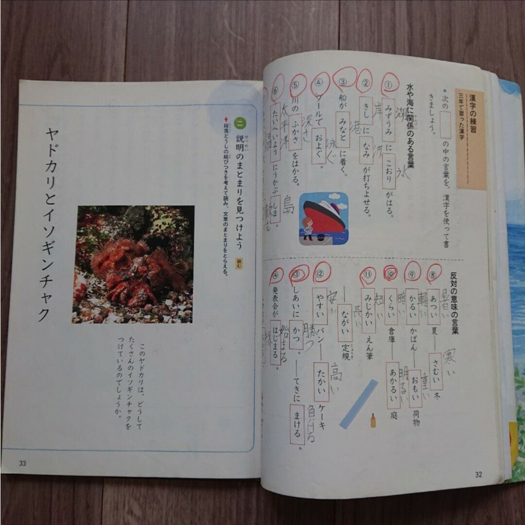 東京書籍(トウキョウショセキ)の新編 新しい国語 四上 東京書籍 書き込みあり エンタメ/ホビーの本(語学/参考書)の商品写真